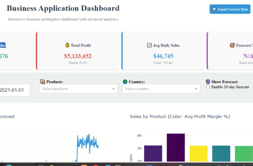 Business App – screenshot 1
