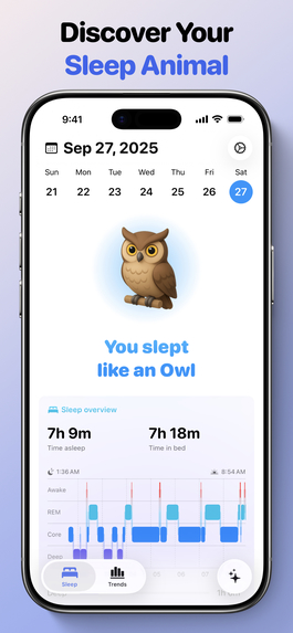 Lunomia - Sleep analysis – screenshot 1