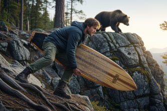 “Surf into the wild“