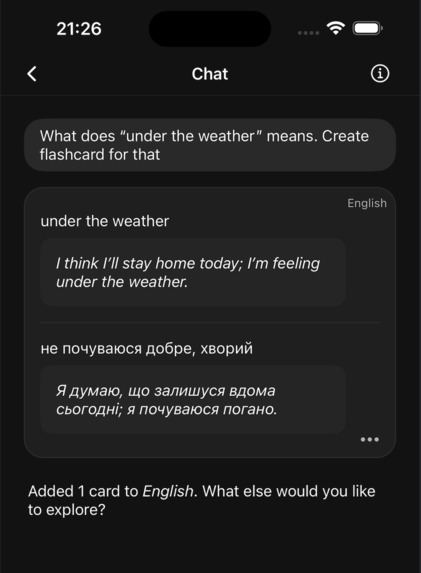 Flashcards Space – screenshot 1