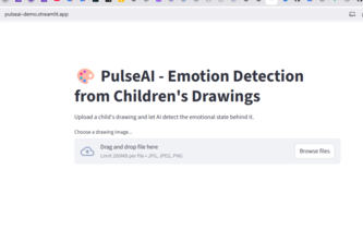 PulseAI – Emotion Analysis from Children’s Drawings