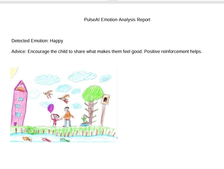 PulseAI – Emotion Analysis from Children’s Drawings – screenshot 4