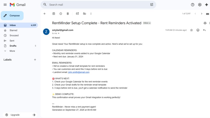 RentMinder – screenshot 3