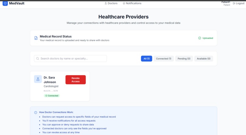 Medvault – screenshot 2