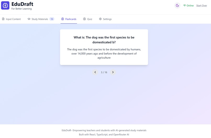 EduDraftAI – screenshot 2