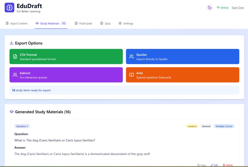 EduDraftAI – screenshot 3