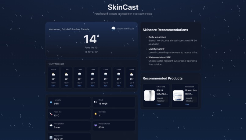 SkinCast – screenshot 1
