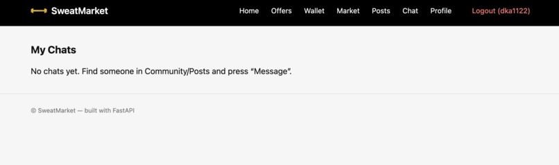 Sweat Market – screenshot 2