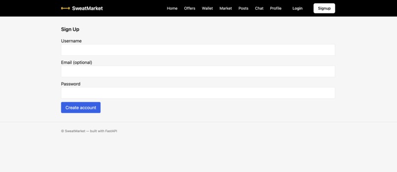 Sweat Market – screenshot 5