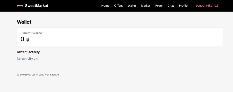 Sweat Market – screenshot 6