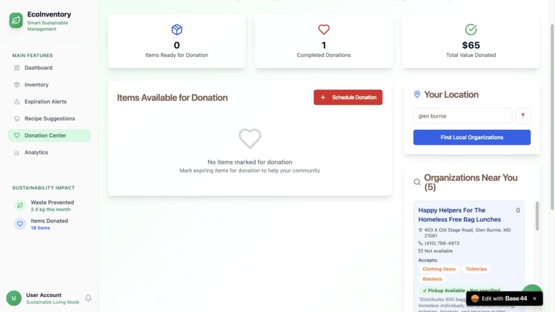 EcoInventory – screenshot 1