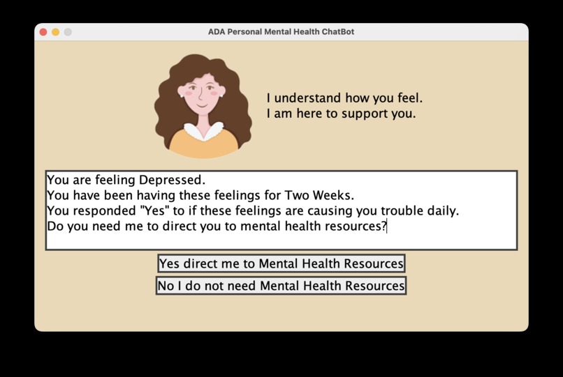 Ada Mental Health Chatbot – screenshot 2