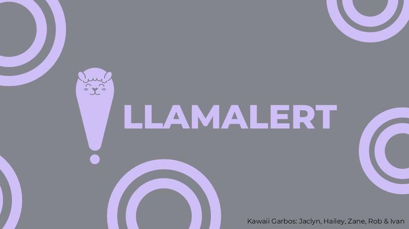 Llamalert – screenshot 1