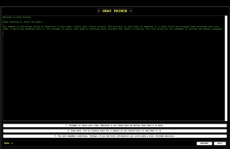 Gray prince, StoryAble – screenshot 1