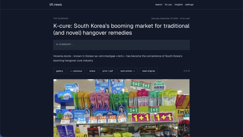 lift.news – screenshot 2