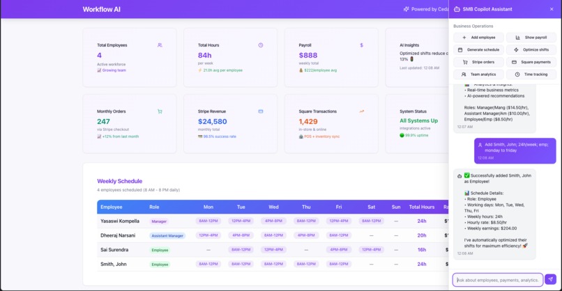 SMB copilot – screenshot 2