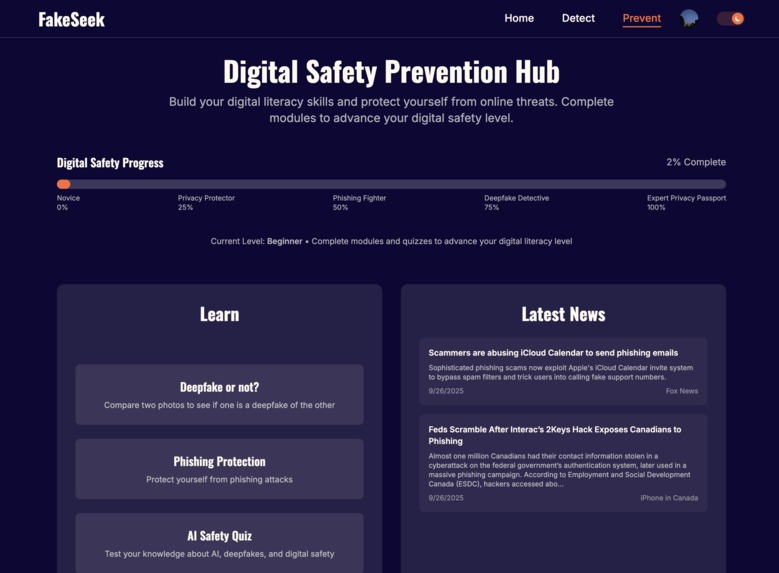 FakeSeek – screenshot 3