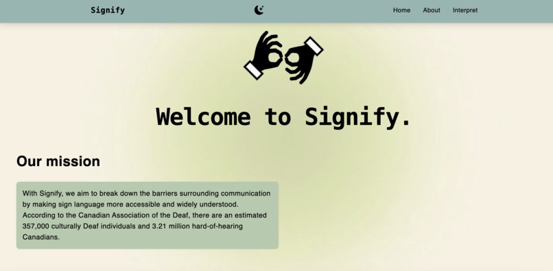 Signify – screenshot 1