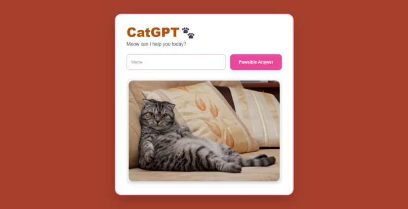 CatGPT – screenshot 1