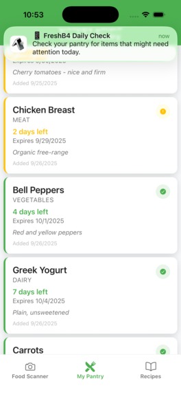 FreshB4 - Less Waste, More Taste – screenshot 5