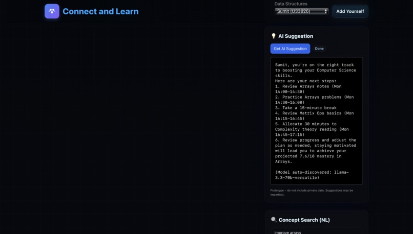 Connect And Learn – screenshot 2
