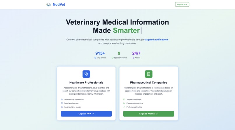 NotiVet – screenshot 1