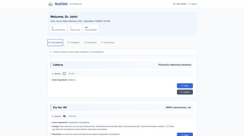 NotiVet – screenshot 2