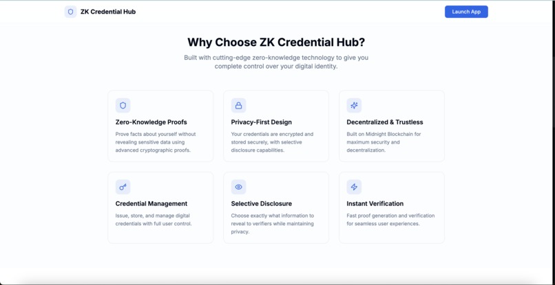 ZK Credential Hub – screenshot 3