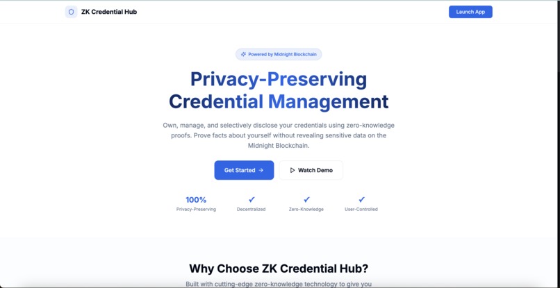 ZK Credential Hub – screenshot 4