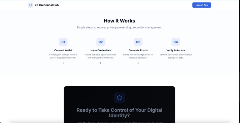 ZK Credential Hub – screenshot 6