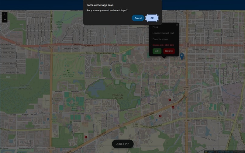 Eator: The Campus Food Finder – screenshot 5