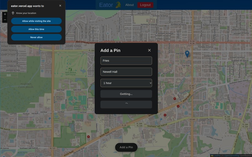 Eator: The Campus Food Finder – screenshot 3