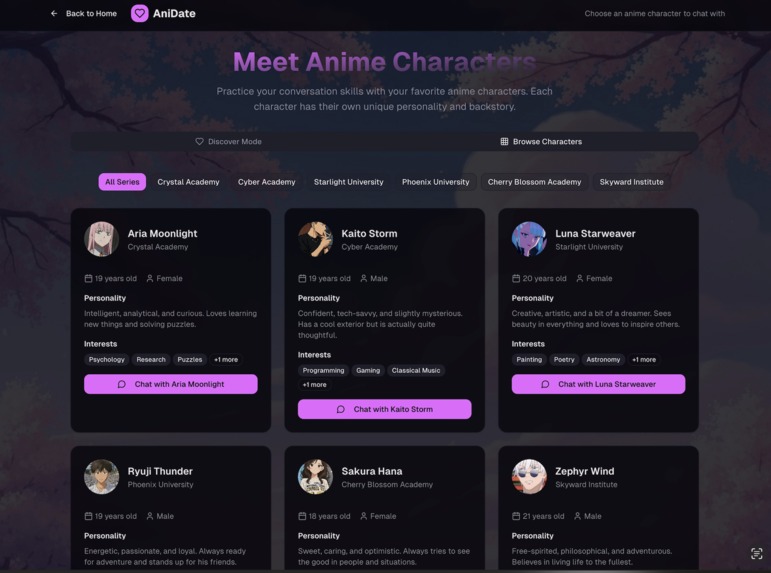 AniDate – screenshot 5