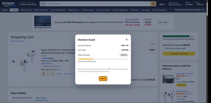 CartWatch – screenshot 3