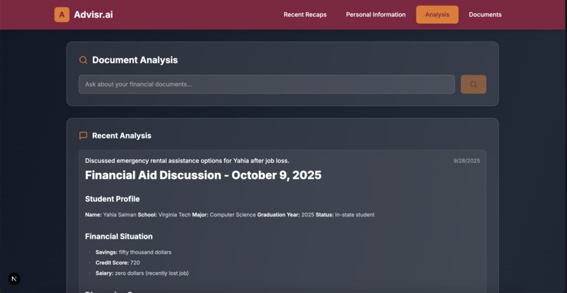 Advisr.ai – screenshot 2