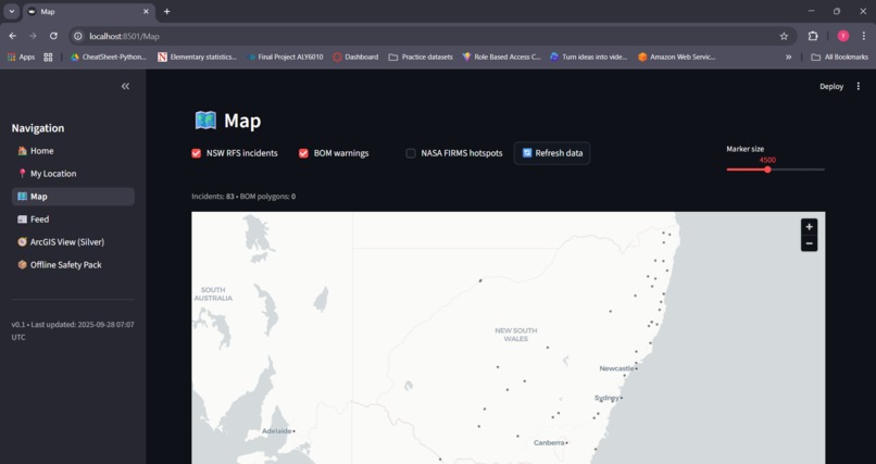 AI in the Outback — Early Warning (NSW) – screenshot 4