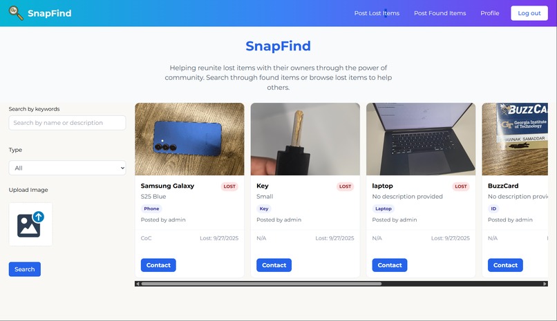 SnapFind – screenshot 1