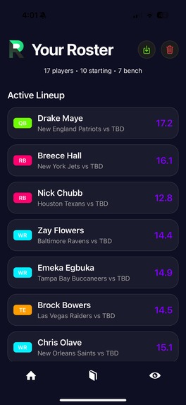 Roster.AI – screenshot 2