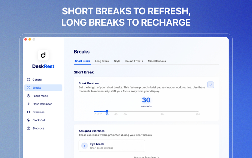 DeskRest – screenshot 5