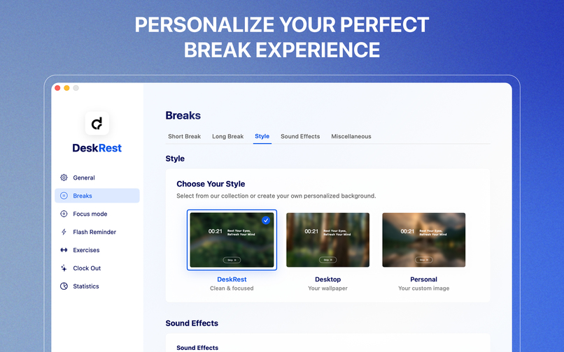 DeskRest – screenshot 3