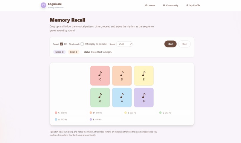CogniCare – screenshot 4