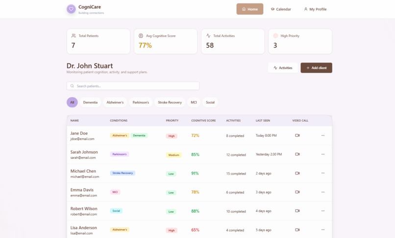 CogniCare – screenshot 5