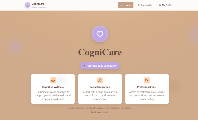 CogniCare – screenshot 1