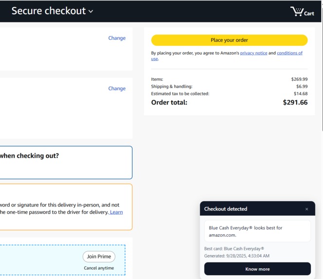 CrediWise - Use the right card, every time. – screenshot 2