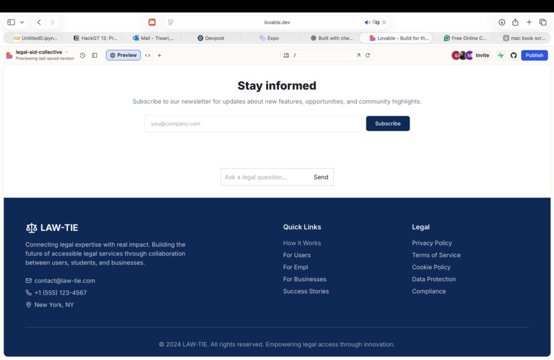 LawTie – screenshot 2