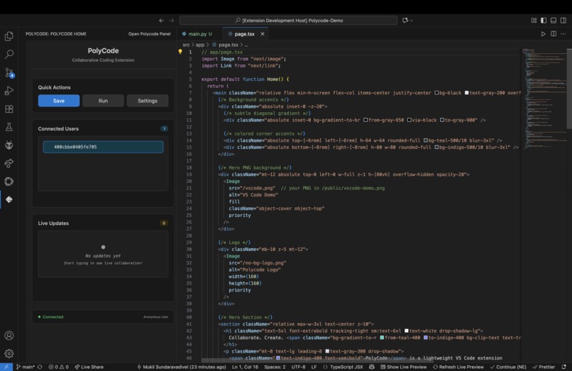 PolyCode – screenshot 1