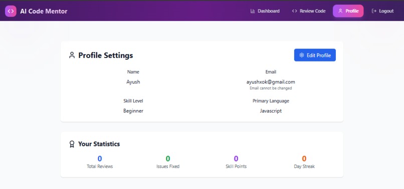 AI-Code-Mentor – screenshot 3