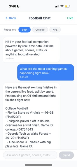 Gameday Companion – screenshot 4