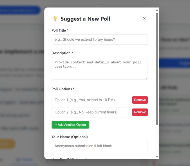VoteConnect – screenshot 2