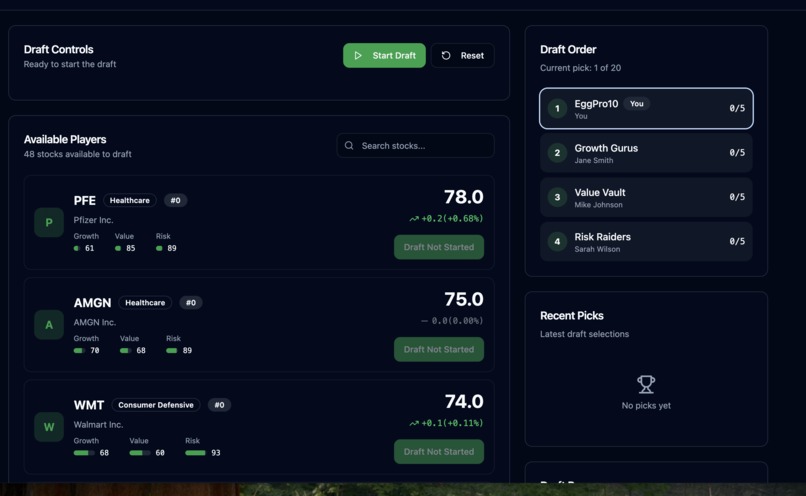 PortfoliGO – screenshot 1